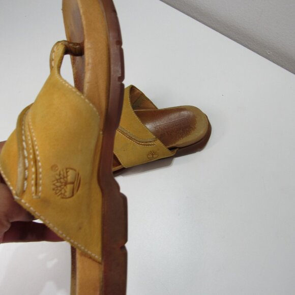 Timberland Womens Leather Sandals Brown SMART Comfort System Size 6M 14316 Boho - Picture 5 of 7